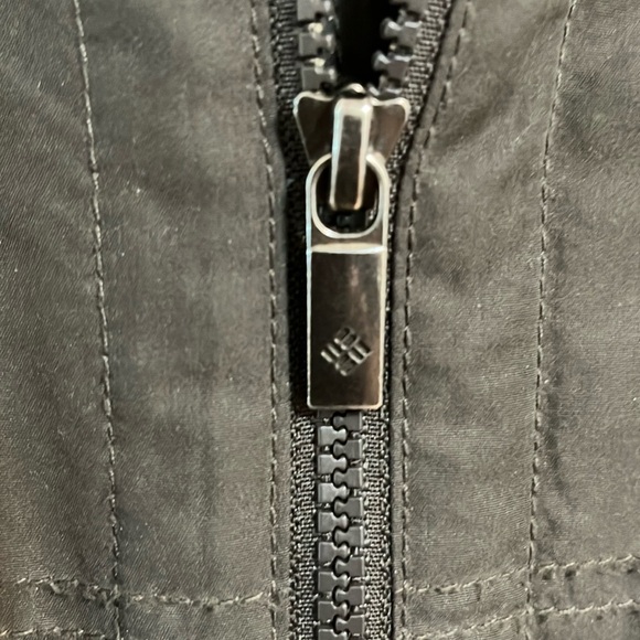 Columbia coat jacket men’s XL dark gray full zipper fleece lined pockets casual - Picture 7 of 12